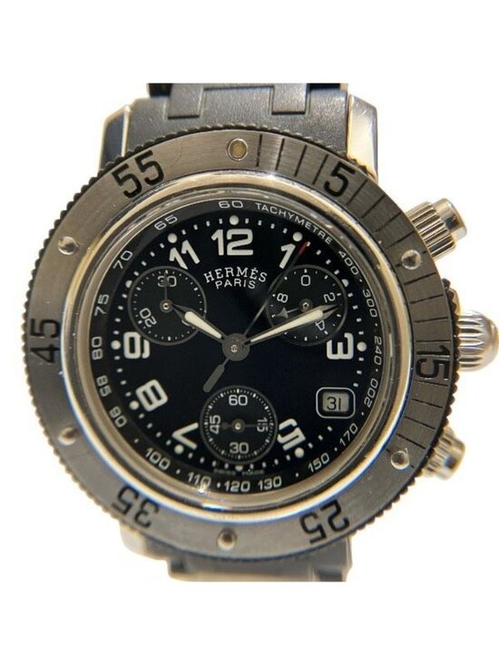 Hermes Clipper Diver Cl2 315 Quartz Watch main image 6